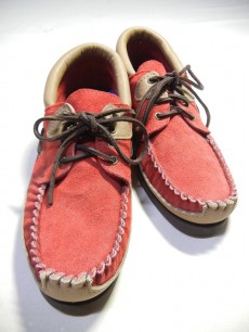 【新品未使用】アメリカ製　ハンドメイド　モカシン　footskins Footwear by Footskins【フットウェアバイフットスキンズ